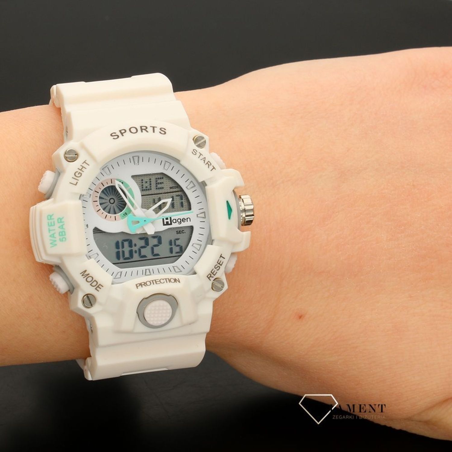 Dziecięcy zegarek Hagen HA-208AD biały (1).jpg